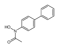 N-hydroxy-4-acetylaminobiphenyl Structure