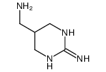 5-(aminomethyl)-1,4,5,6-tetrahydropyrimidin-2-amine结构式