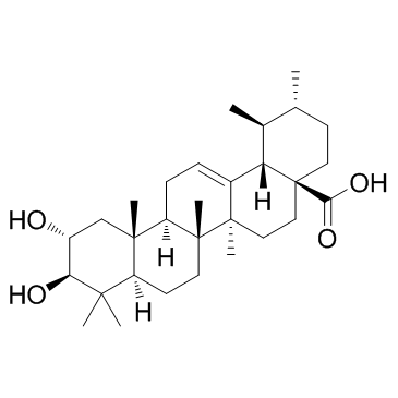 Corosolic acid structure