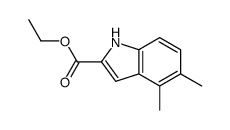 Ethyl 4,5-dimethyl-1H-indole-2-carboxylate Structure