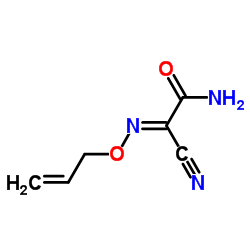 Acetamide,2-cyano-2-[(2-propenyloxy)imino]- (9CI) Structure
