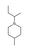1-sec-Butyl-4-methylpiperidine Structure