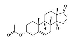 DEHYDROANDROSTERONE ACETATE Structure