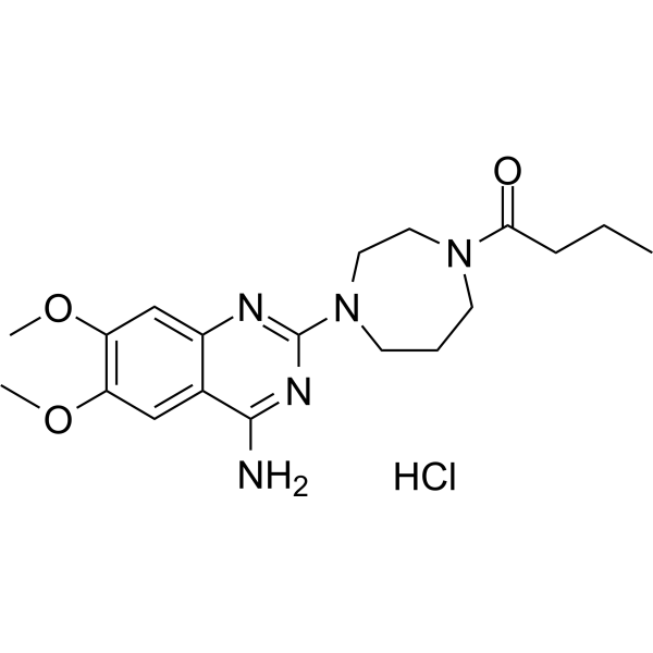 盐酸布那唑嗪结构式