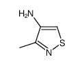 3-甲基异噻唑-4-胺结构式