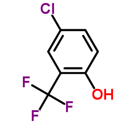 4-Chloro-2-(trifluoromethyl)phenol structure