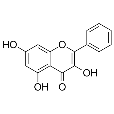 高良姜素; 3,5,7-三羟基黄酮结构式