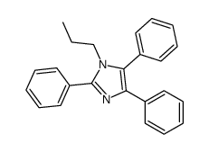 2,4,5-triphenyl-1-propylimidazole结构式