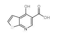 4-羟基噻吩[2,3-b]吡啶-5-羧酸结构式