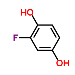 2-Fluorobenzene-1,4-diol Structure