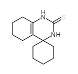5,6,7,8-四氢-3H-螺[环己烷-1,4-喹唑啉]-2-硫醇结构式