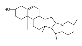 (3β,22β,25β)-Solanid-5-en-3-ol Structure