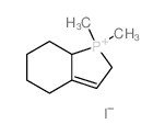 1H-Phosphindolium,2,4,5,6,7,7a-hexahydro-1,1-dimethyl-,iodide (1:1)结构式