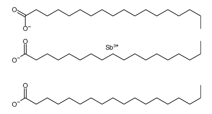 antimony(3+) stearate Structure