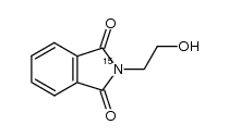 [15N]-2-Hydroxyethylphthalid结构式