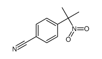4-(2-nitropropan-2-yl)benzonitrile Structure