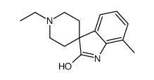 1'-Ethyl-7-methylspiro[indoline-3,4'-piperidin]-2-one结构式