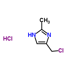 5-Chloromethyl-2-Methyl-1H-imidazole结构式