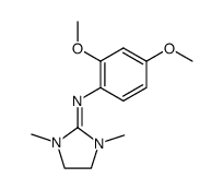 1,3-dimethyl-2-(2,4-dimethoxyphenylimino)imidazolidine Structure