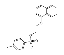 2(-1-naphthyloxy)ethanol-p-toluenesulfonate Structure