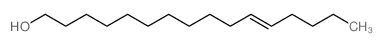 (E)-11-Hexadecenol Structure