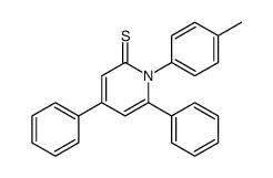 1-(4-methylphenyl)-4,6-diphenylpyridine-2-thione结构式
