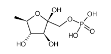 6-Deoxy-D-fructose 1-Phosphate结构式