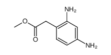 (2,4-diamino-phenyl)-acetic acid methyl ester结构式