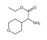 ethyl 2-amino-2-(tetrahydro-2H-pyran-4-yl)acetate Structure
