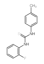 1-(2-fluorophenyl)-3-(4-methylphenyl)thiourea Structure