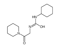 1-cyclohexyl-3-(2-oxo-2-piperidin-1-ylethyl)urea Structure