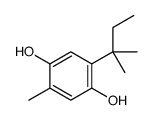 2-methyl-5-(2-methylbutan-2-yl)benzene-1,4-diol Structure