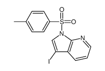 3-碘-1-t甲苯磺酰-1H-吡咯并[2,3-b]吡啶结构式
