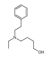 4-(N-Ethyl-N-phenethylamino)-1-butanol结构式