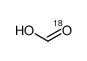 18O-formic acid Structure