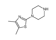 1-(4,5-二甲基-2-噻唑)-哌嗪结构式