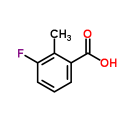 3-氟-2-甲基苯甲酸结构式