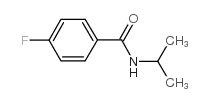 4-氟-n-异丙基苯甲酰胺结构式
