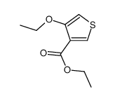 ethyl 4-ethoxythiophene-3-carboxylate结构式