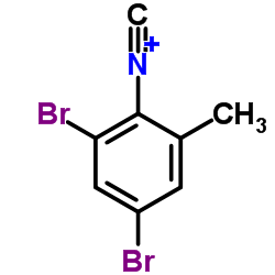 2,4-DIBROMO-6-METHYLPHENYLISOCYANIDE结构式
