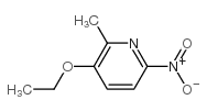 3-乙氧基-2-甲基-6-硝基吡啶结构式