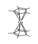 bis(pentamethylcyclopentadienyl)germanium结构式