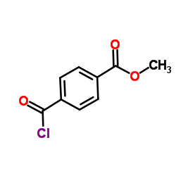 4-氯甲酰基苯甲酸甲酯结构式