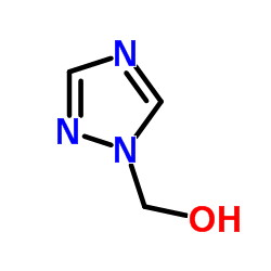 1-Hydroxymethyl-1,2,4-triazole Structure