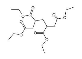 tetraethyl ester of pentane-1,2,4,5-tetracarboxylic acid Structure
