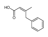 (Z)-3-methyl-4-phenylbut-2-enoic acid Structure