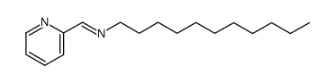 N-(n-undecyl)-N-(pyridin-2-ylmethylene)amine结构式