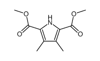 2,5-bis(methoxycarbonyl)-3,4-dimethylpyrrole Structure