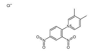1-(2,4-Dinitrophenyl)-3,4-dimethyl-pyridinium Chloride结构式