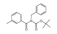 N-benzyl-N-Boc-m-methyl benzamide结构式